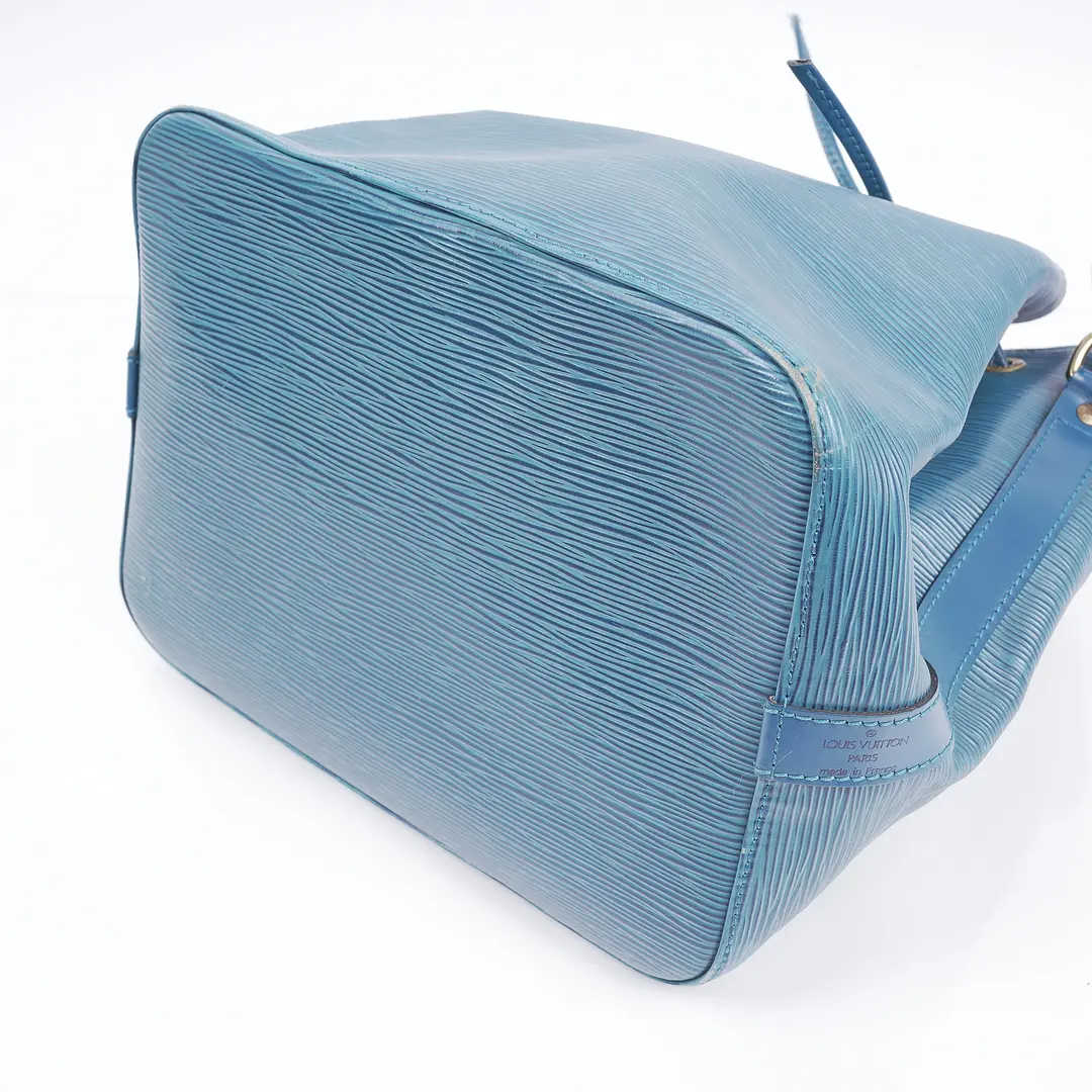 Louis Vuitton Noe Blue Epi Leather Shoulder Bag