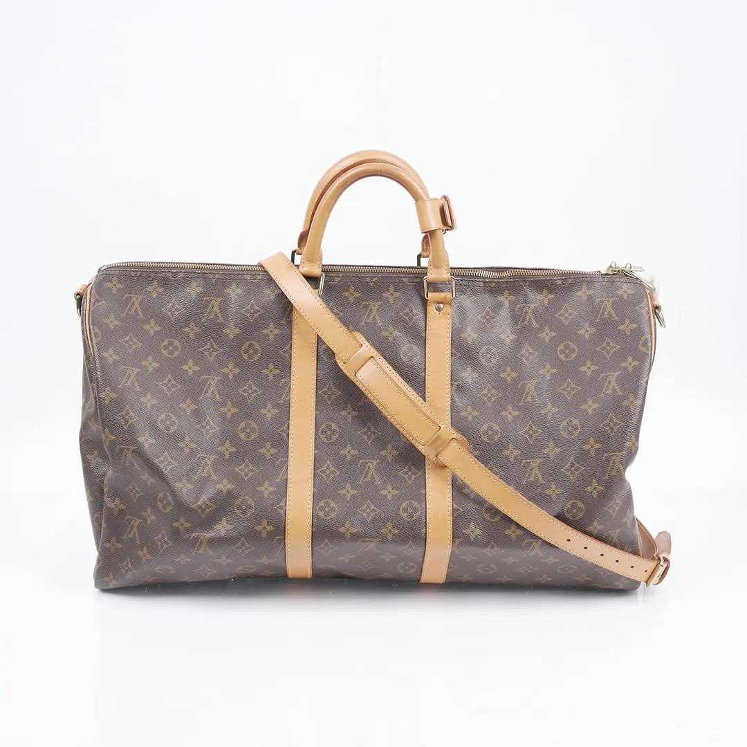 Louis Vuitton Keepall Bandouliere 55 Brown Monogram