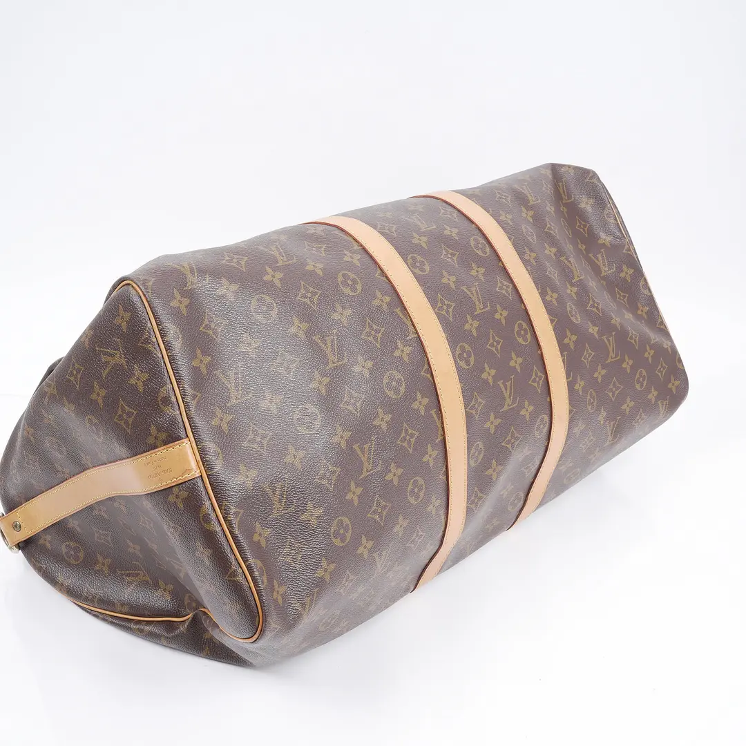 Louis Vuitton Keepall Bandouliere 55 Brown Monogram