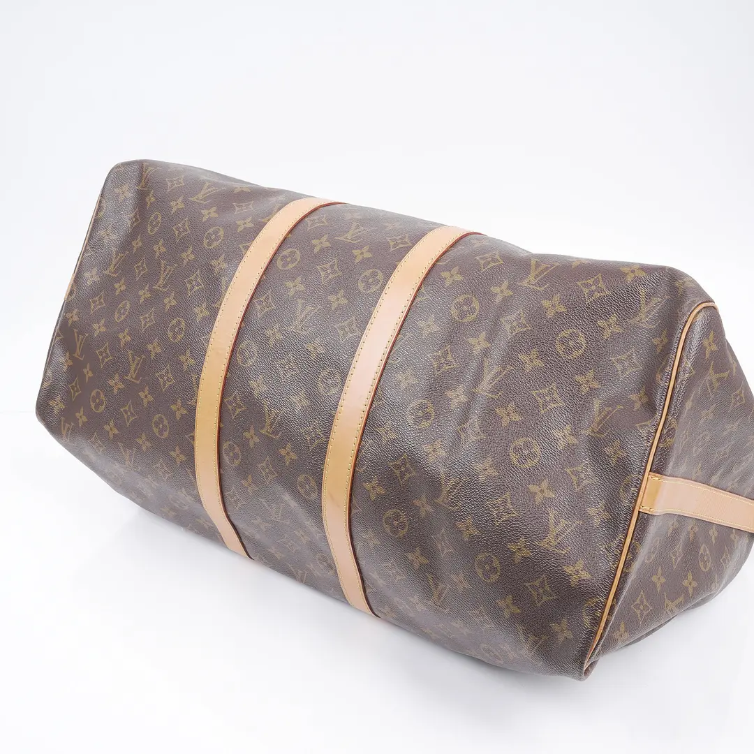 Louis Vuitton Keepall Bandouliere 55 Brown Monogram