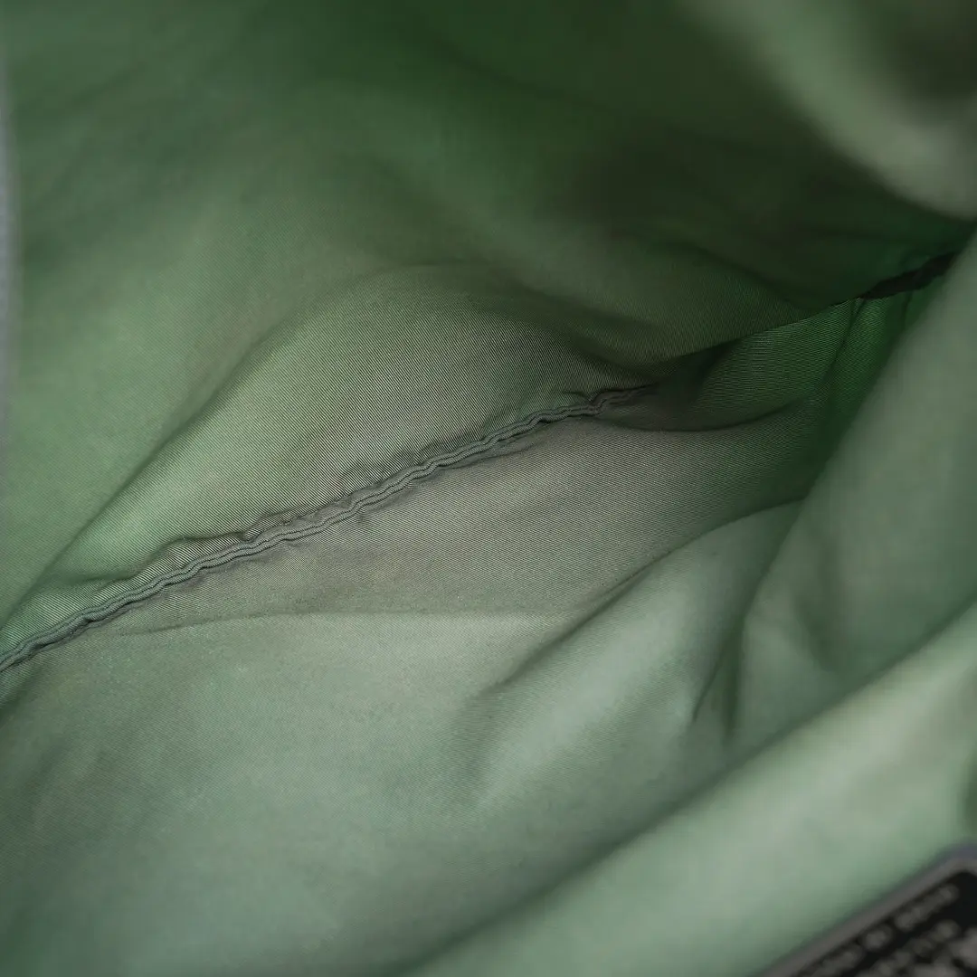 Prada Tessuto Green Nylon Messenger Shoulder Bag
