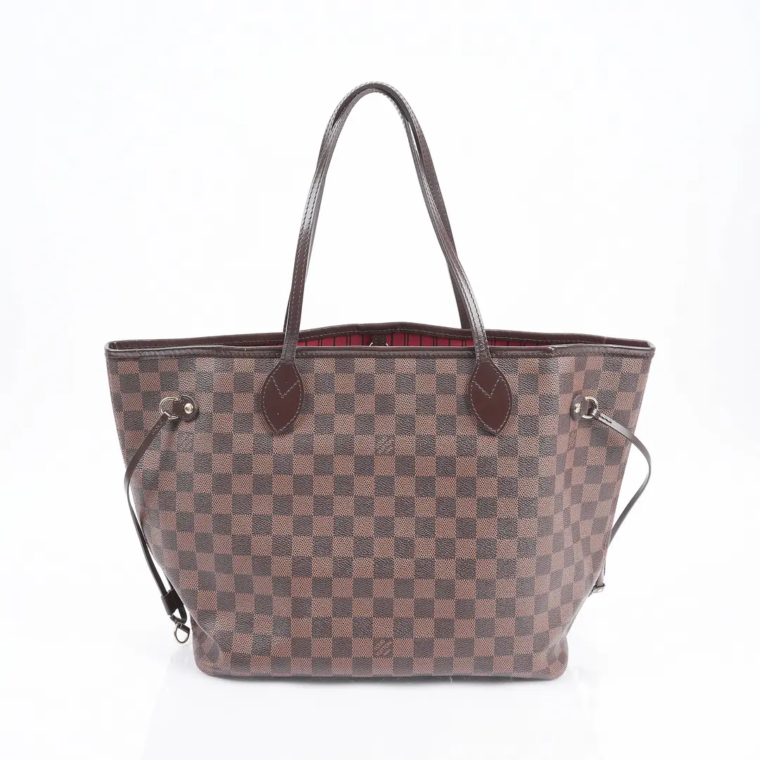 Louis Vuitton Neverfull MM Brown Damier Ebene Tote Bag