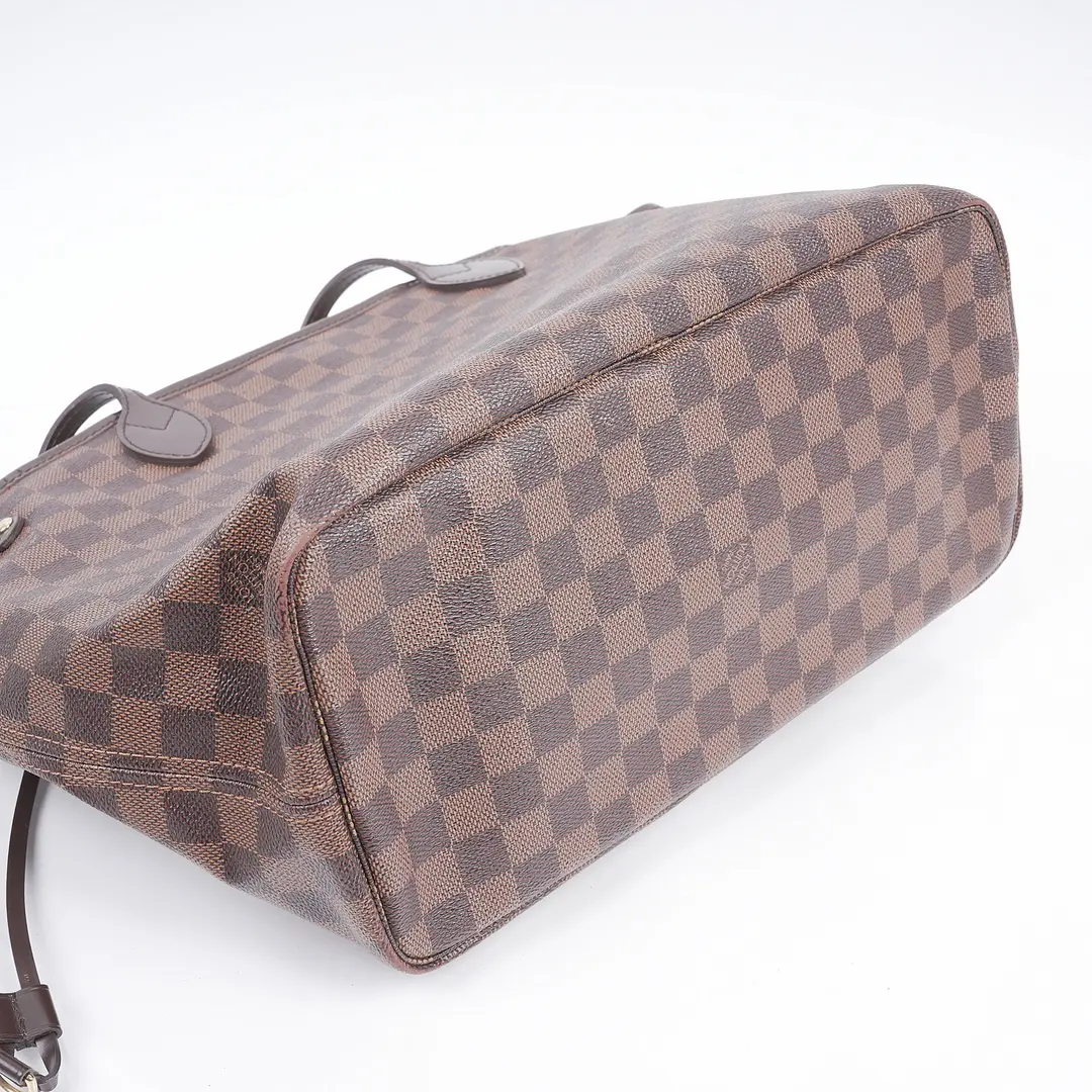 Louis Vuitton Neverfull MM Brown Damier Ebene Tote Bag