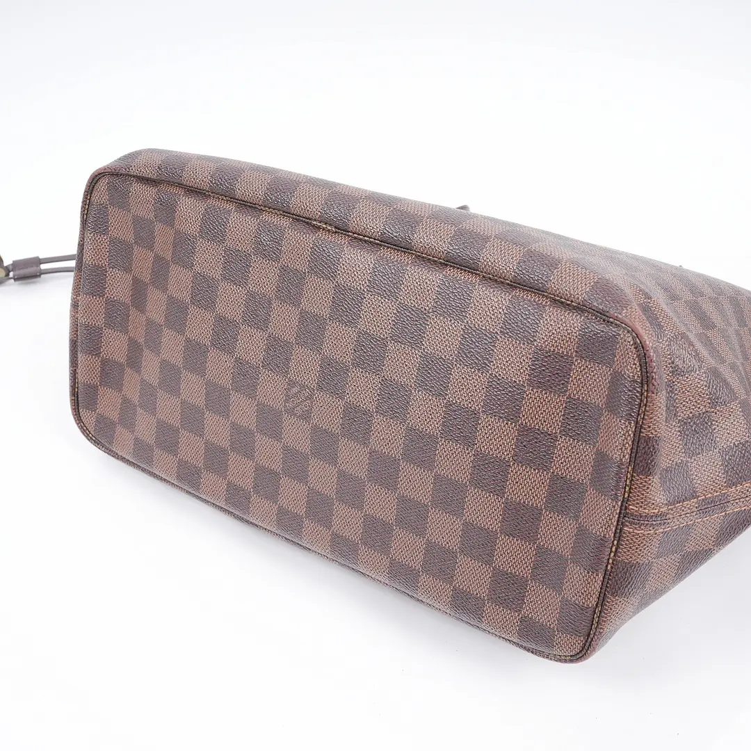 Louis Vuitton Neverfull MM Brown Damier Ebene Tote Bag