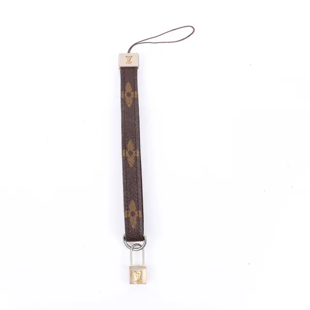 Louis Vuitton Monogram Padlock Brown Canvas Strap