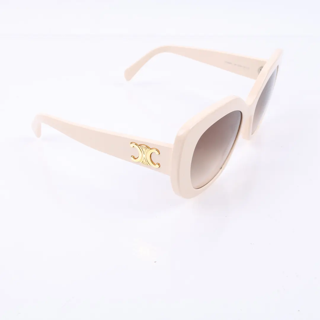 Celine Triomphe Beige Acetate Sunglasses