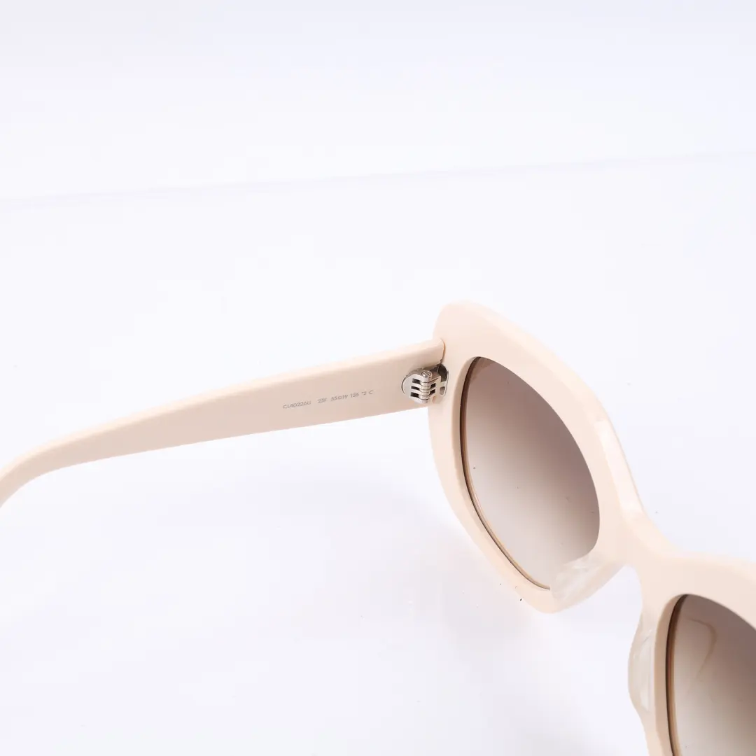 Celine Triomphe Beige Acetate Sunglasses