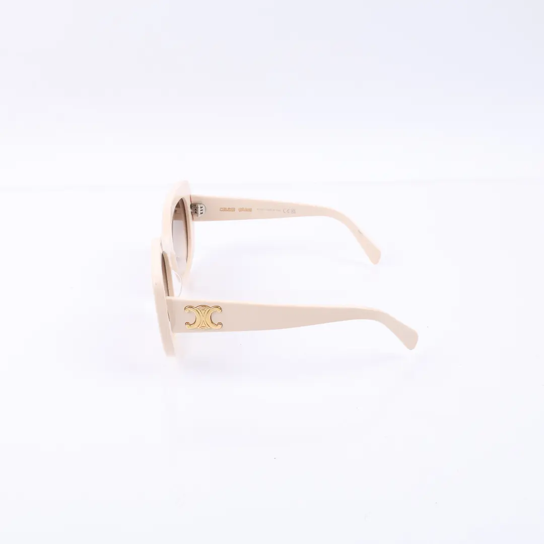 Celine Triomphe Beige Acetate Sunglasses