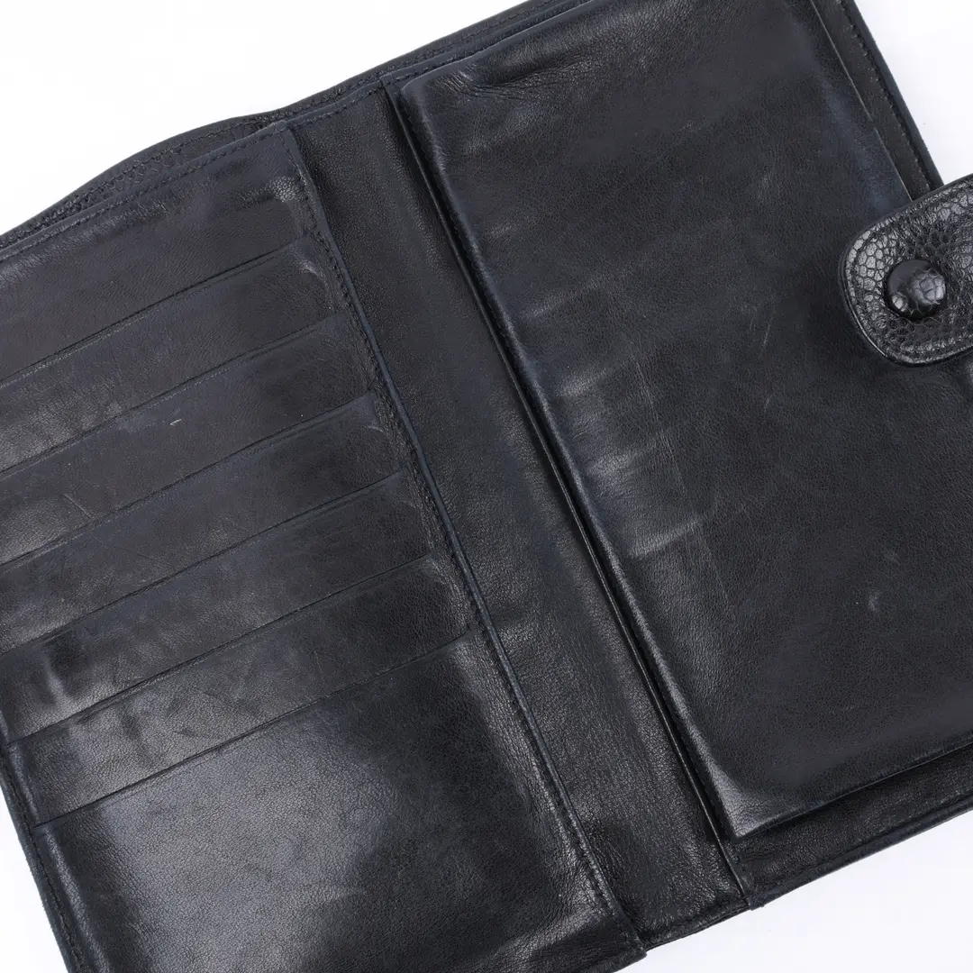 Chanel Timeless CC Black Caviar Leather Wallet