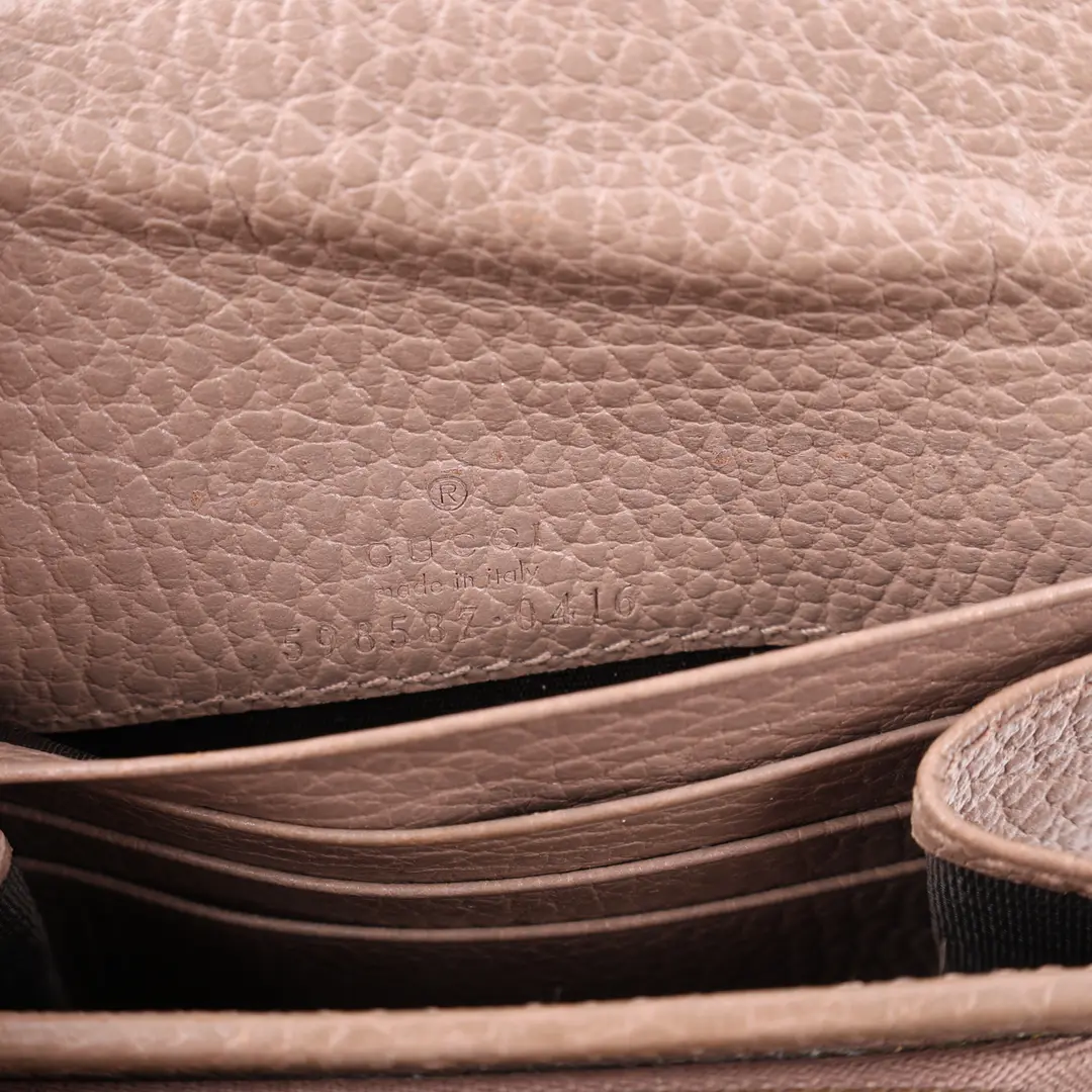 Gucci GG Marmont Pink Leather Wallet