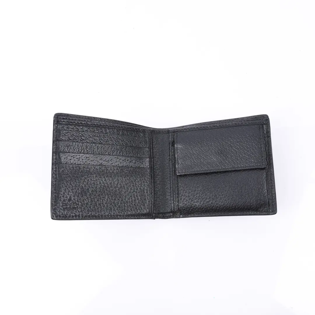 Gucci Animalier Bee Black Leather Wallet