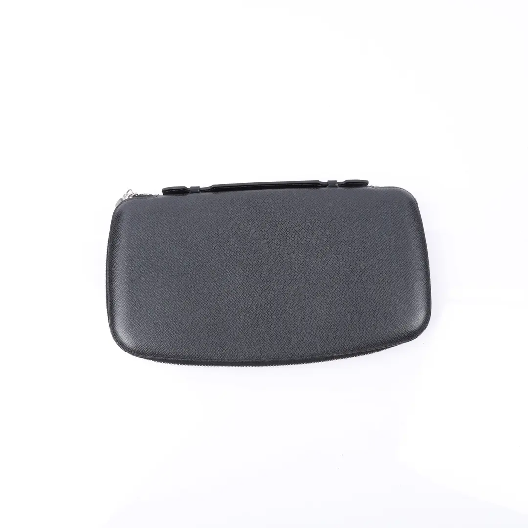 Louis Vuitton Atoll Organizer Black Taiga Leather Wallet