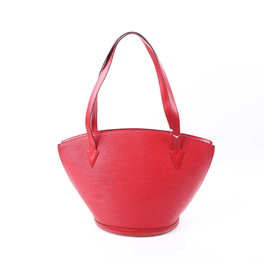 Louis Vuitton Saint Jacques Red Epi Leather Shoulder Bag