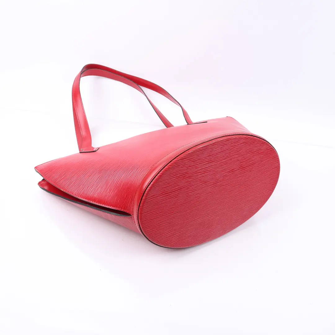 Louis Vuitton Saint Jacques Red Epi Leather Shoulder Bag