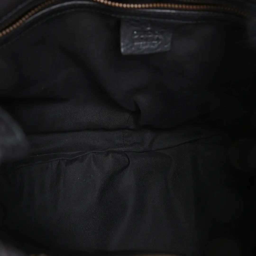 Gucci GG Canvas Sukey Black Shoulder Bag