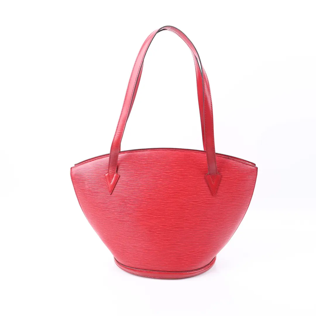 Louis Vuitton Saint Jacques Red Epi Leather Shoulder Bag