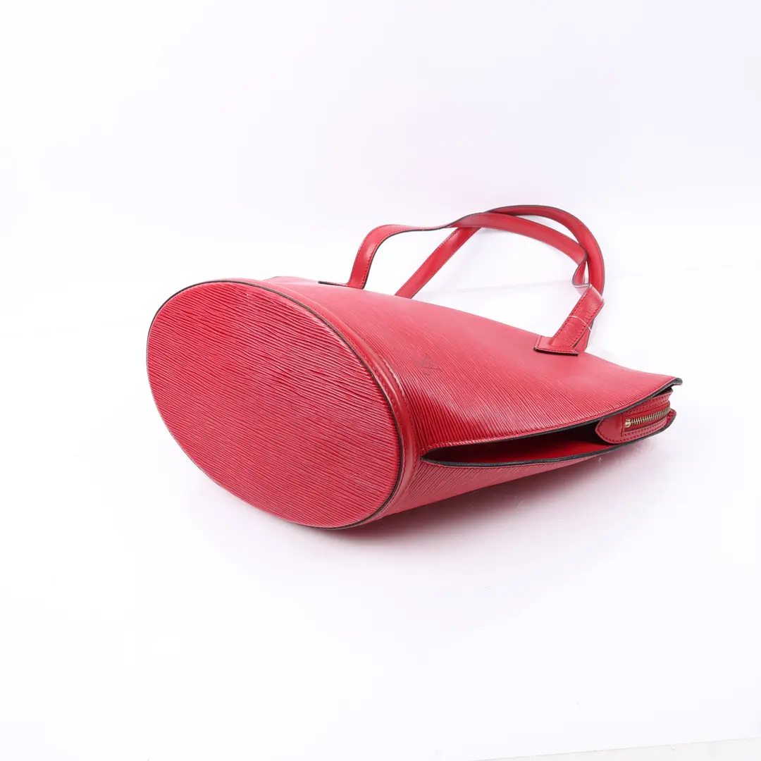 Louis Vuitton Saint Jacques Red Epi Leather Shoulder Bag