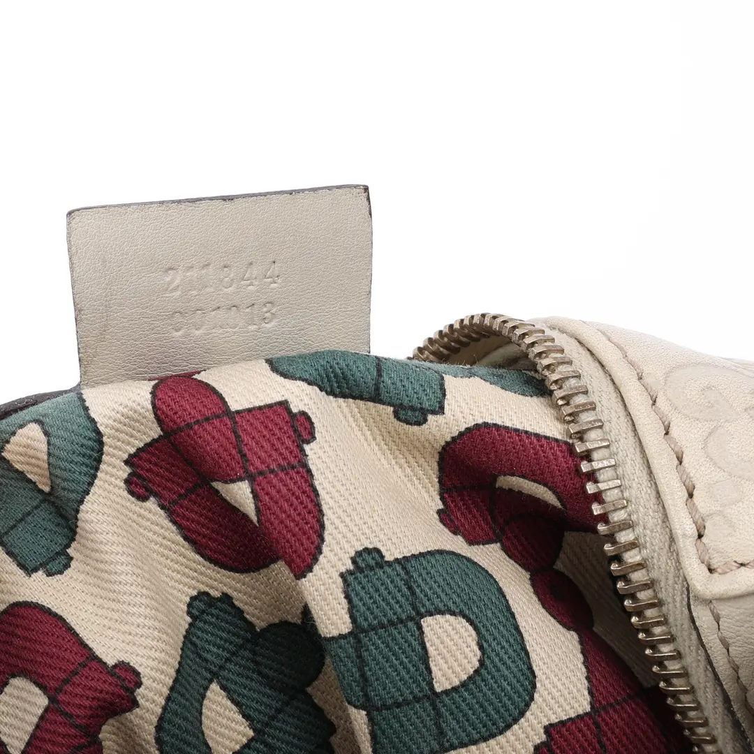 Gucci Pelham Beige Guccissima Leather Shoulder Bag