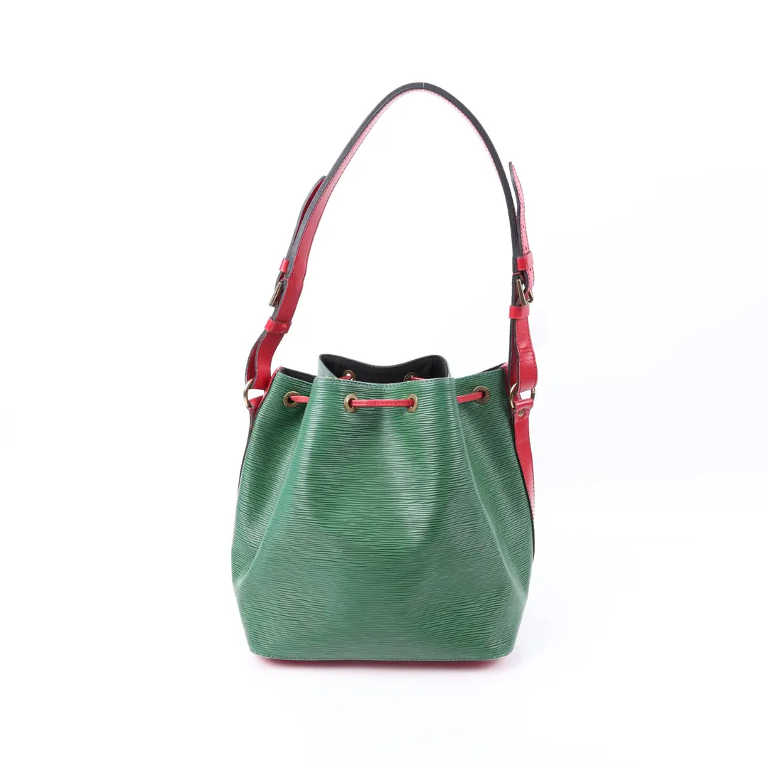 Louis Vuitton Noe Green Epi Leather Shoulder Bag