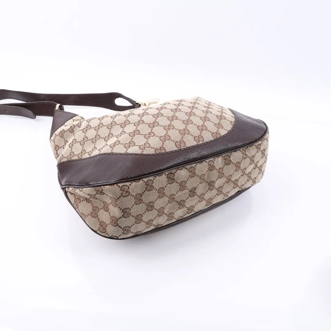 Gucci Charlotte Brown GG Canvas Shoulder Bag