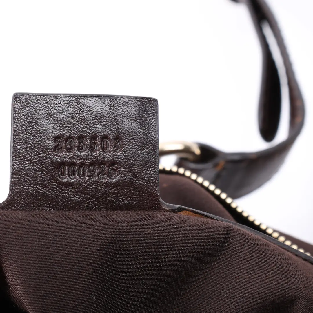 Gucci Charlotte Brown GG Canvas Shoulder Bag