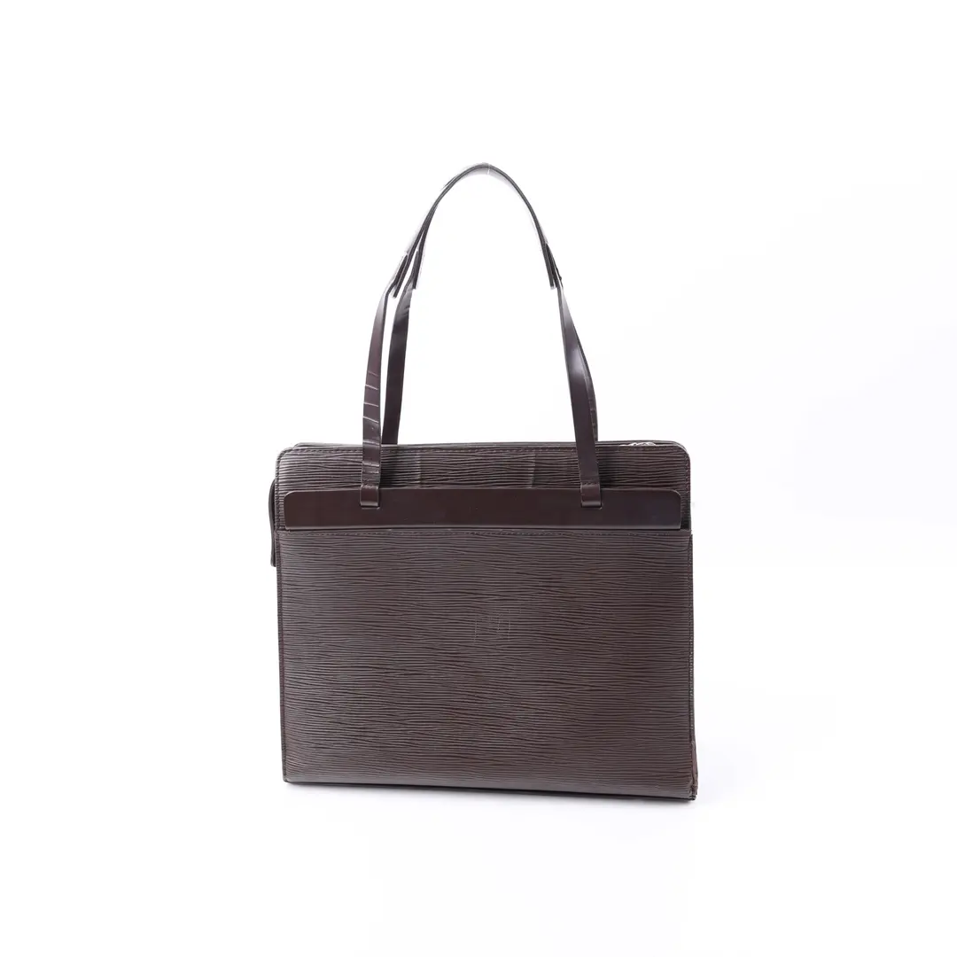Louis Vuitton Lussac Brown Epi Leather Shoulder Bag
