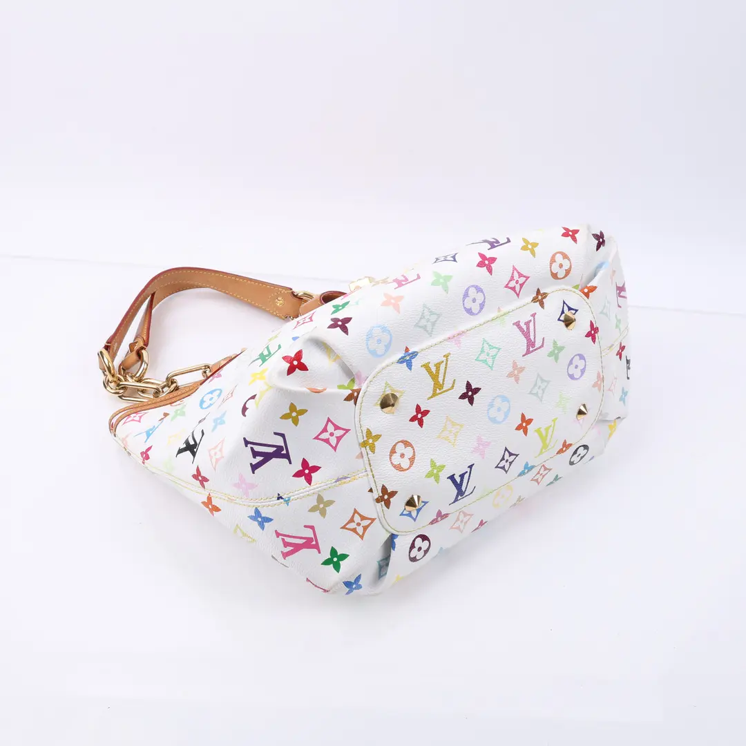 Louis Vuitton Chrissie White Multicolore Canvas Shoulder Bag