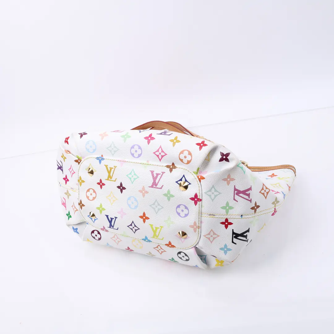 Louis Vuitton Chrissie White Multicolore Canvas Shoulder Bag