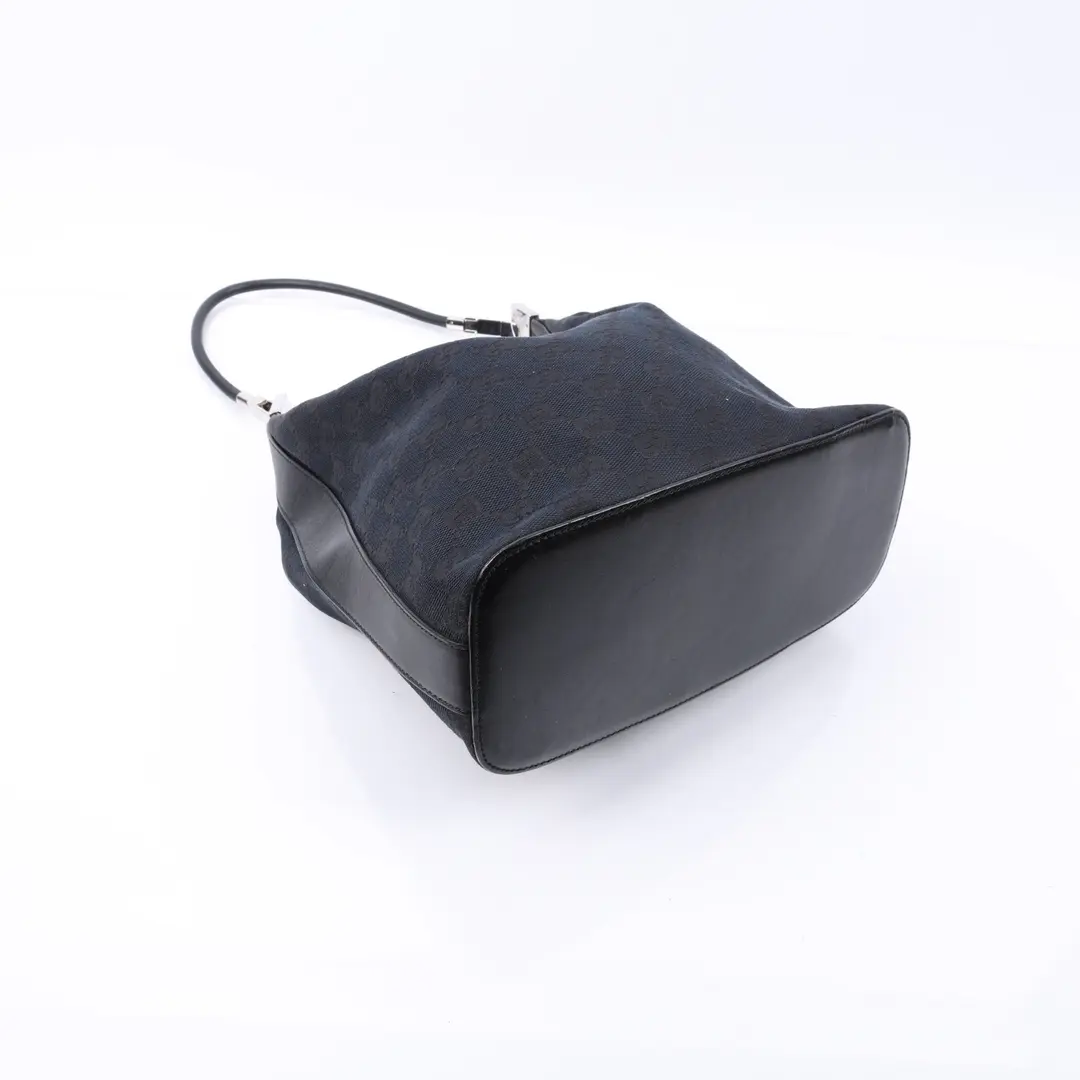 Gucci GG Canvas Black Shoulder Bag