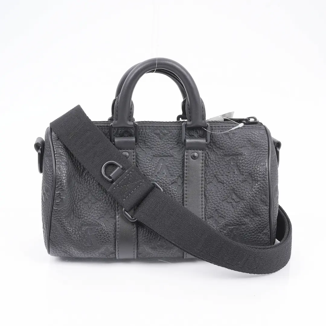 Louis Vuitton Keepall Bandouliere 25 Black Leather