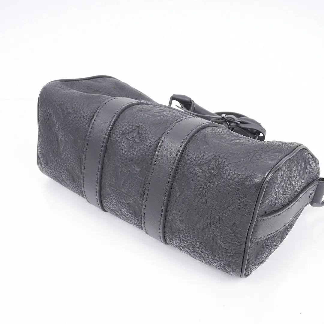 Louis Vuitton Keepall Bandouliere 25 Black Leather