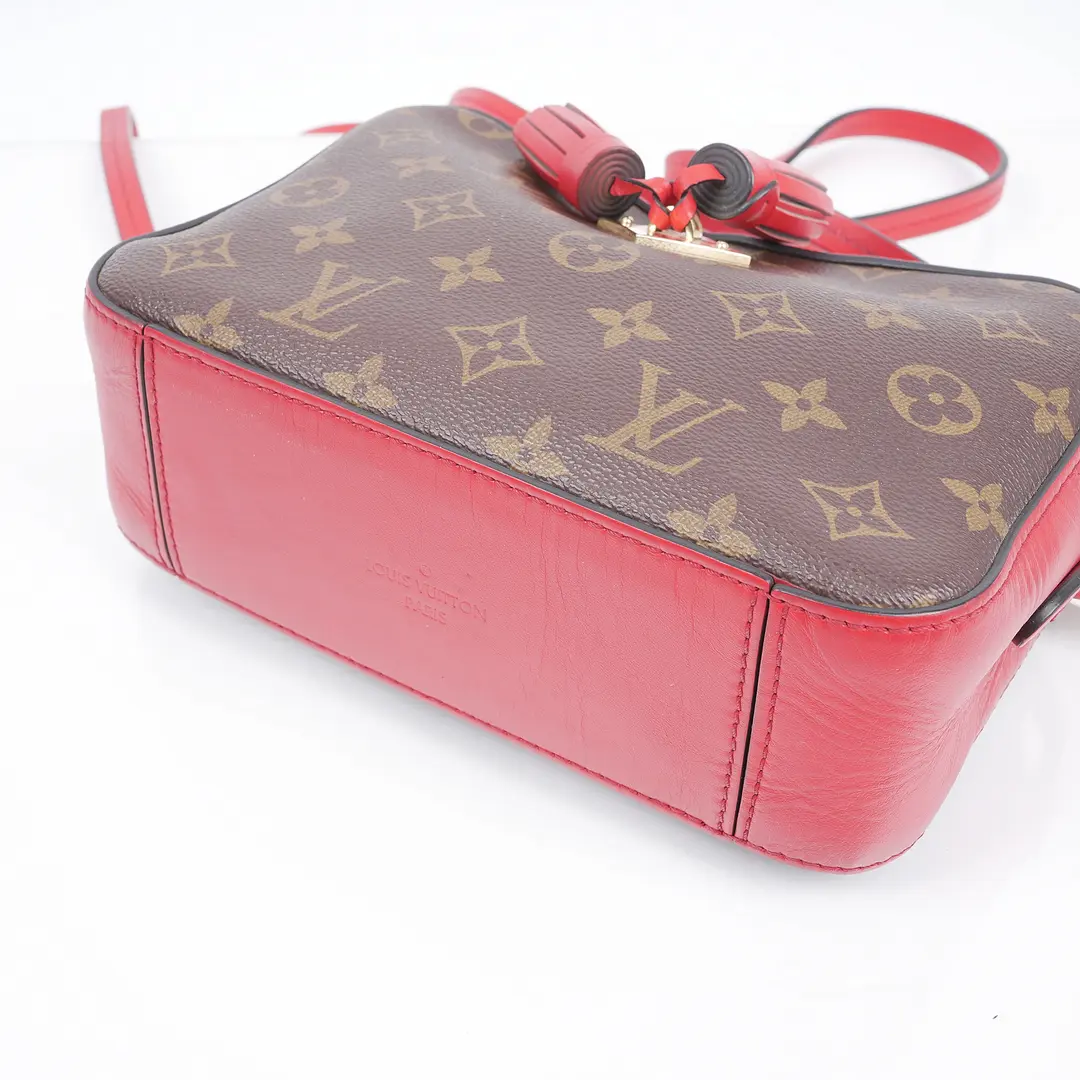 Louis Vuitton Saintonge Red Monogram Shoulder Bag