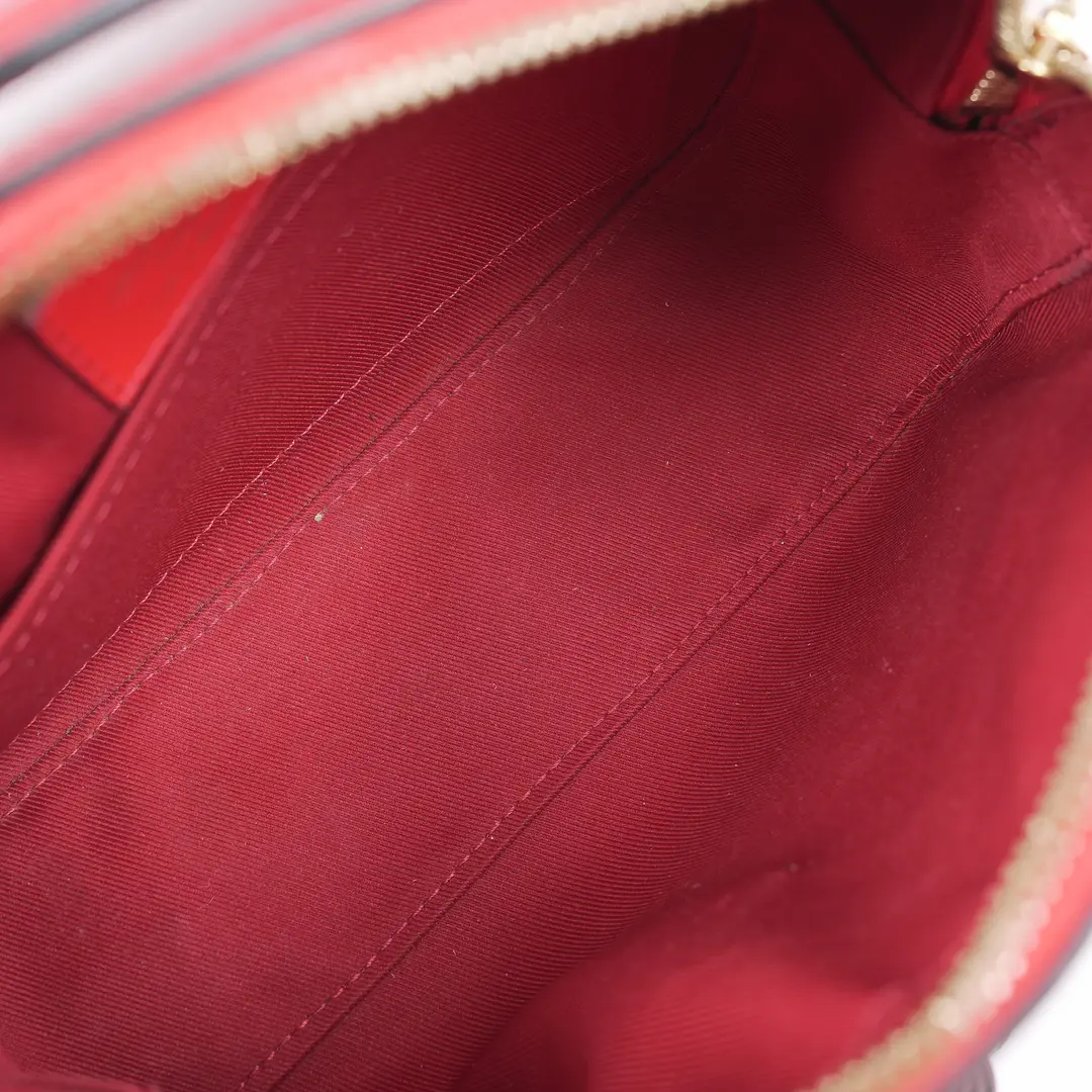 Louis Vuitton Saintonge Red Monogram Shoulder Bag