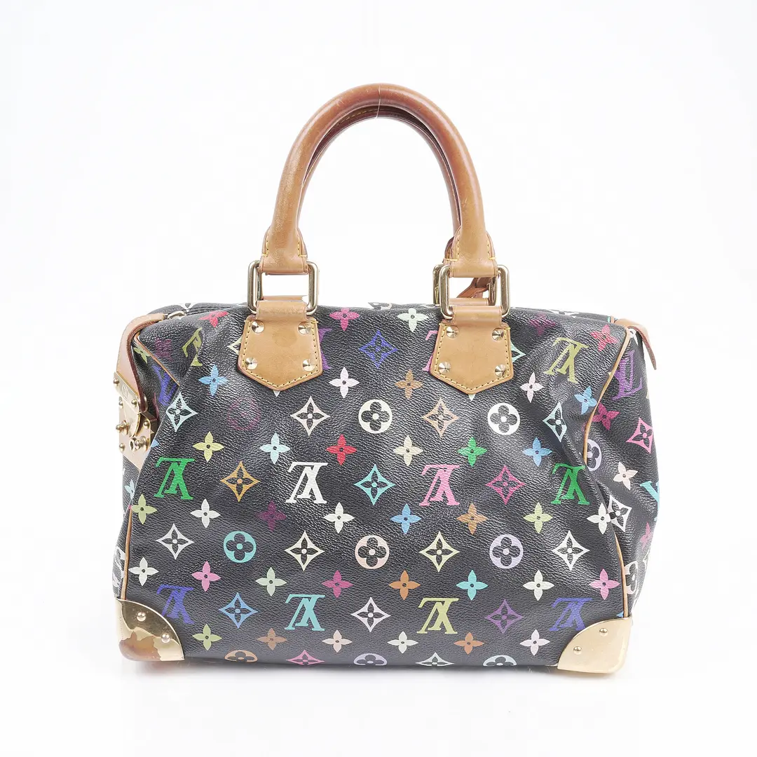 Louis Vuitton Aurelia Black Multicolore Canvas Bag