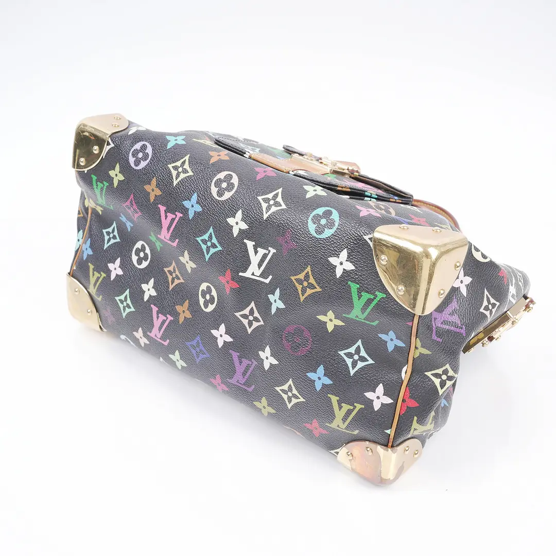 Louis Vuitton Aurelia Black Multicolore Canvas Bag