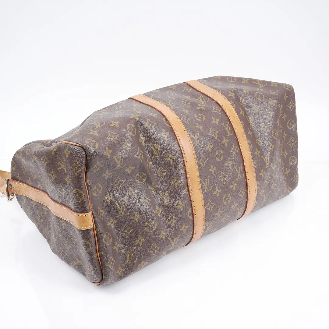 Louis Vuitton Keepall Bandouliere 50 Brown Monogram Duffle Bag