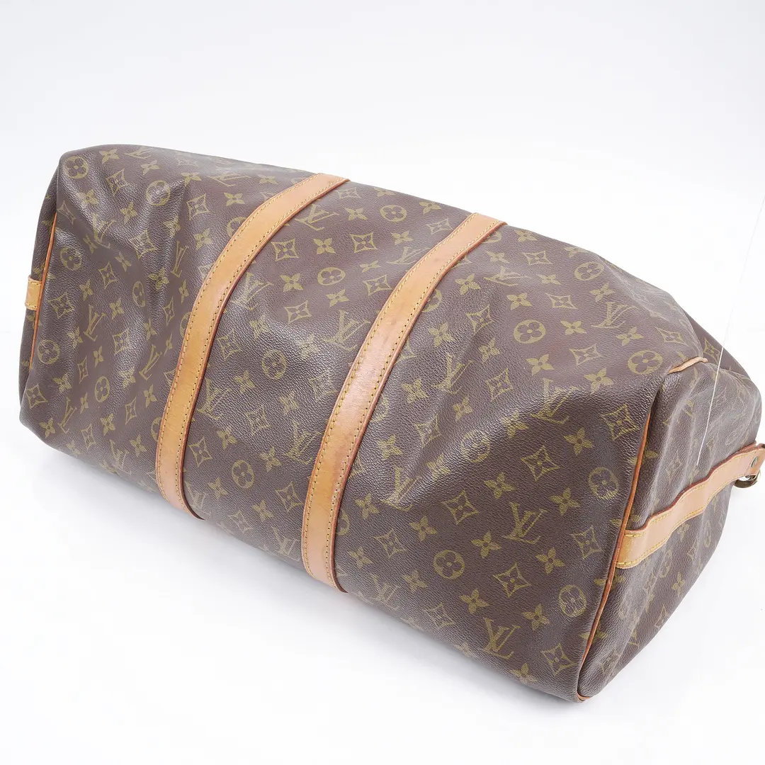 Louis Vuitton Keepall Bandouliere 50 Brown Monogram Duffle Bag
