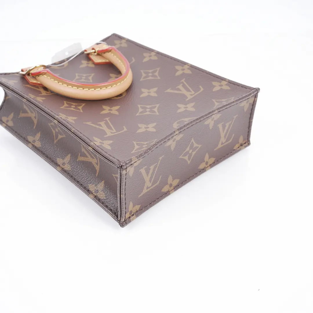 Louis Vuitton Petit Sac Plat Brown Monogram Shoulder Bag