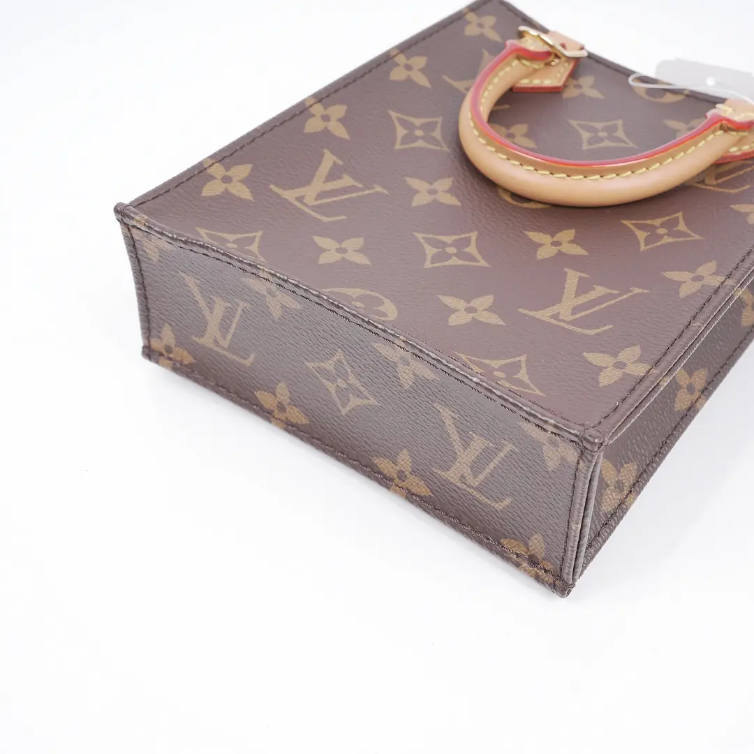 Louis Vuitton Petit Sac Plat Brown Monogram Shoulder Bag