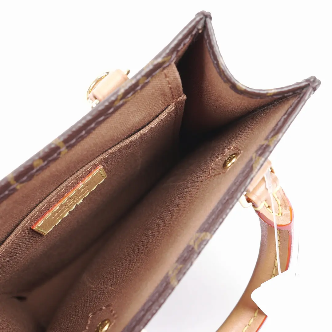 Louis Vuitton Petit Sac Plat Brown Monogram Shoulder Bag
