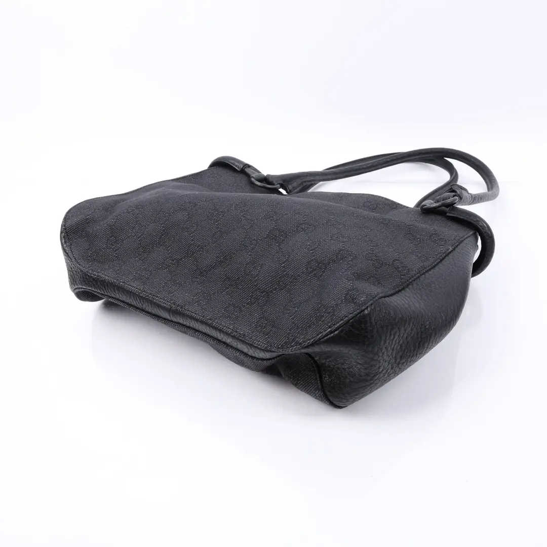 Gucci GG Canvas Black Shoulder Bag