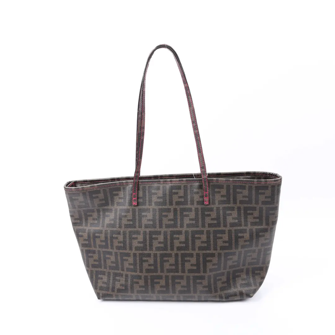 Fendi Zucca Brown Canvas Tote Bag