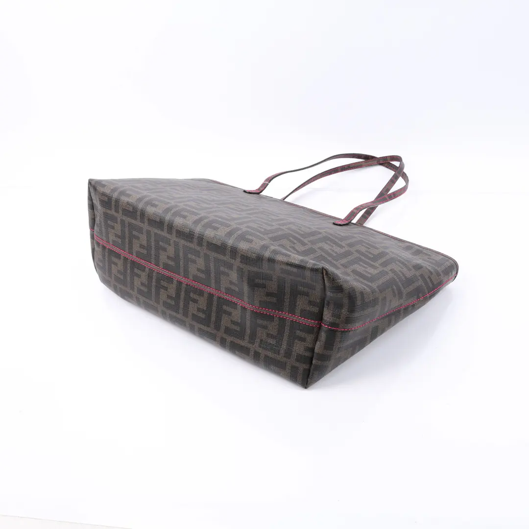 Fendi Zucca Brown Canvas Tote Bag