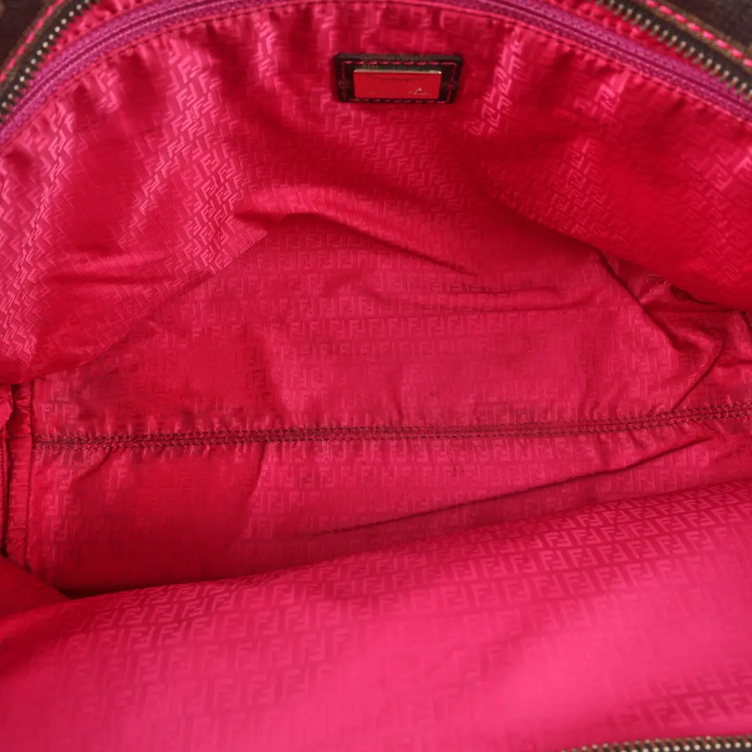 Fendi Zucca Brown Canvas Tote Bag