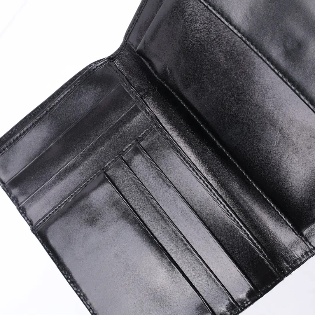Prada Tessuto Impuntu Black Nylon Wallet