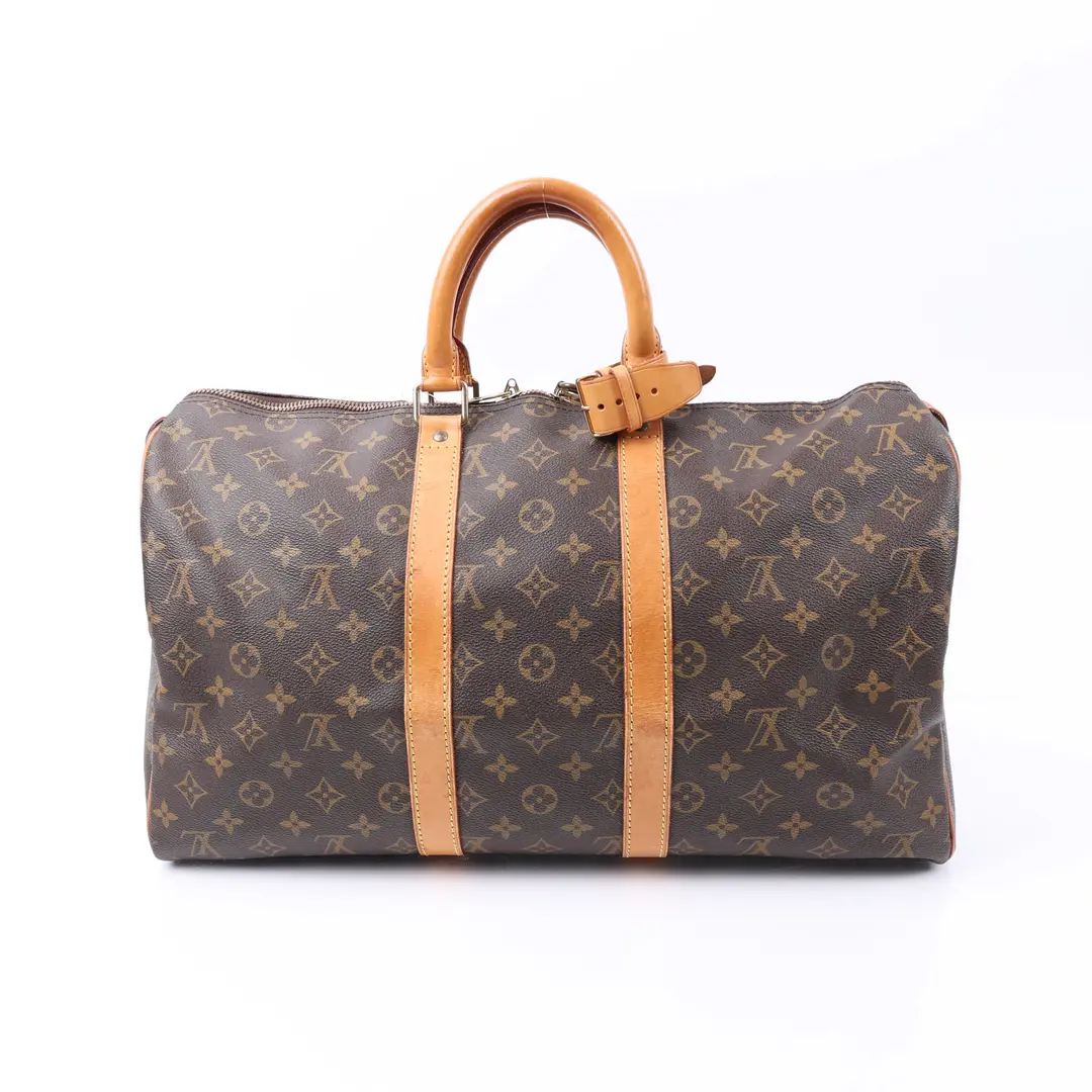 Louis Vuitton Keepall 45 Brown Monogram Duffle Bag