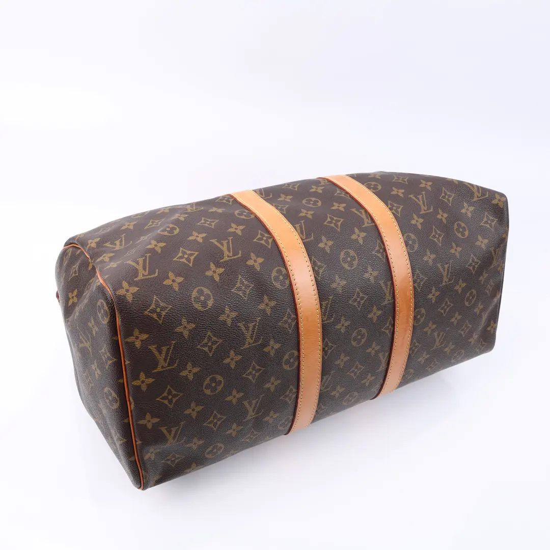 Louis Vuitton Keepall 45 Brown Monogram Duffle Bag