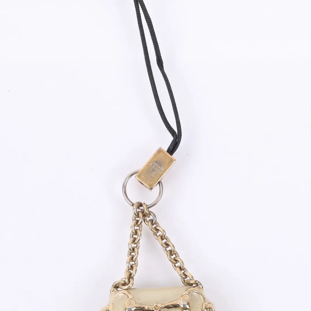 Gucci Horsebit Gold Patent Leather Bag Charm