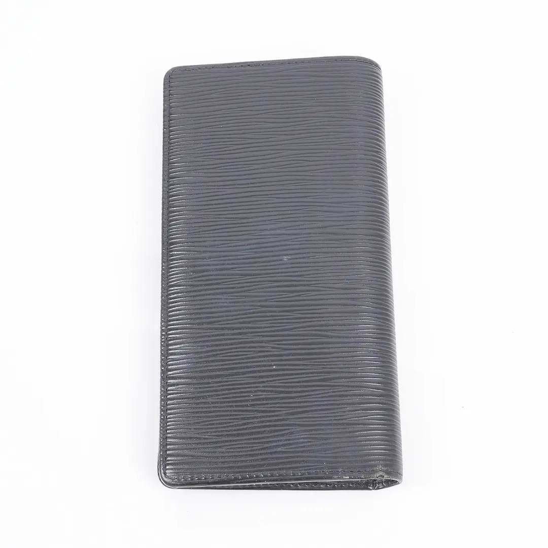Louis Vuitton Portefeuille Long Black Epi Leather Wallet