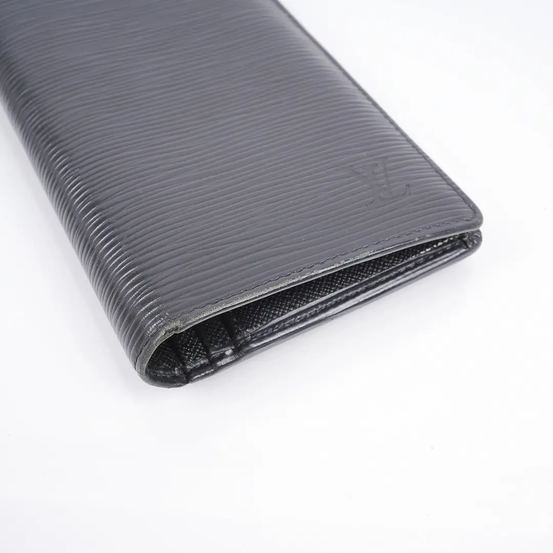 Louis Vuitton Portefeuille Long Black Epi Leather Wallet